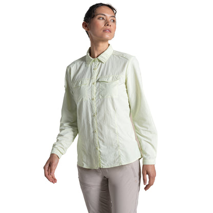 Pear Drop - Side - Craghoppers Womens-Ladies Adventure III Nosilife Long-Sleeved Shirt