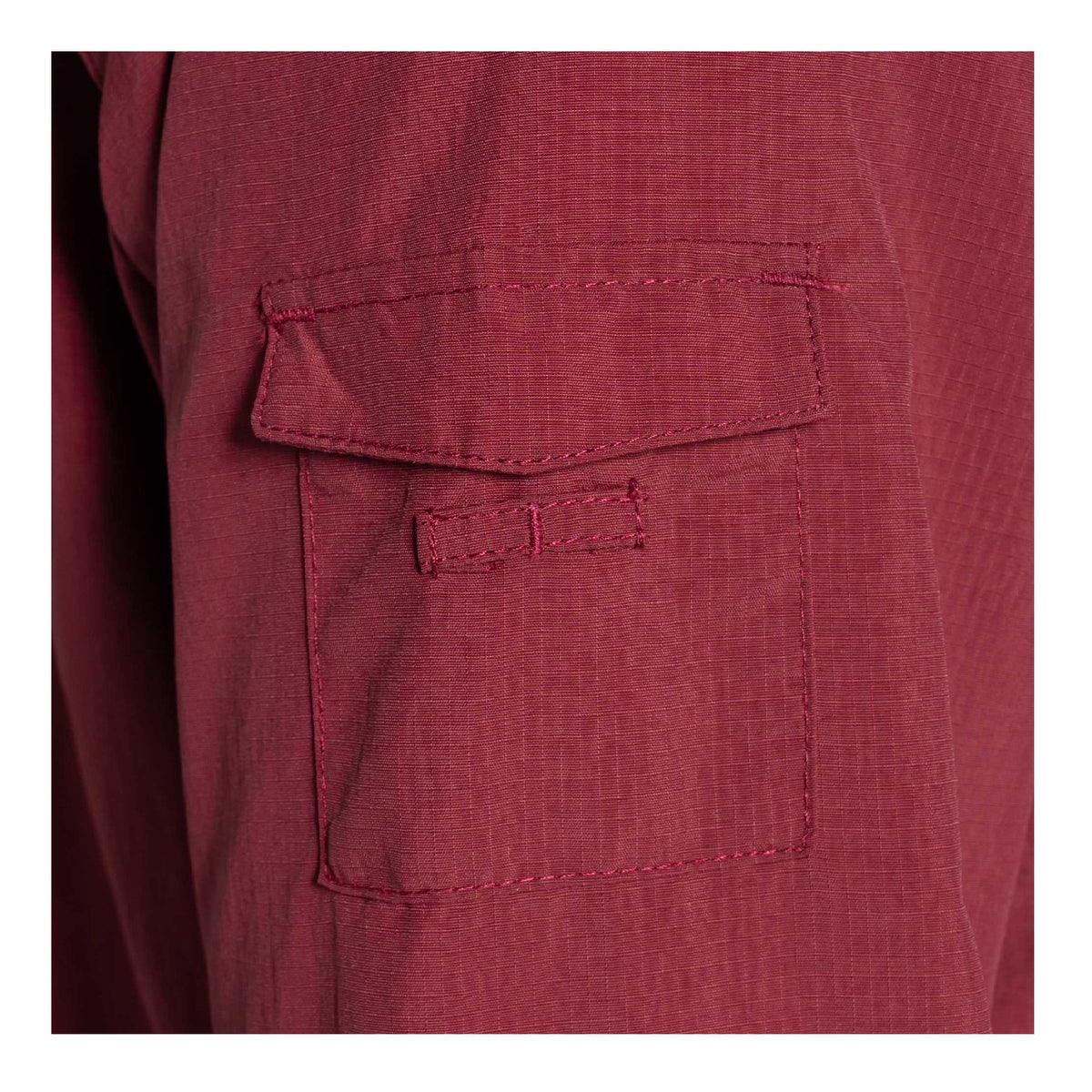 Riad Red - Pack Shot - Craghoppers Womens-Ladies Adventure III Nosilife Long-Sleeved Shirt