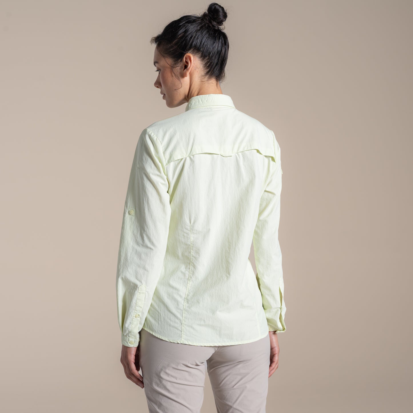 Pear Drop - Back - Craghoppers Womens-Ladies Adventure III Nosilife Long-Sleeved Shirt