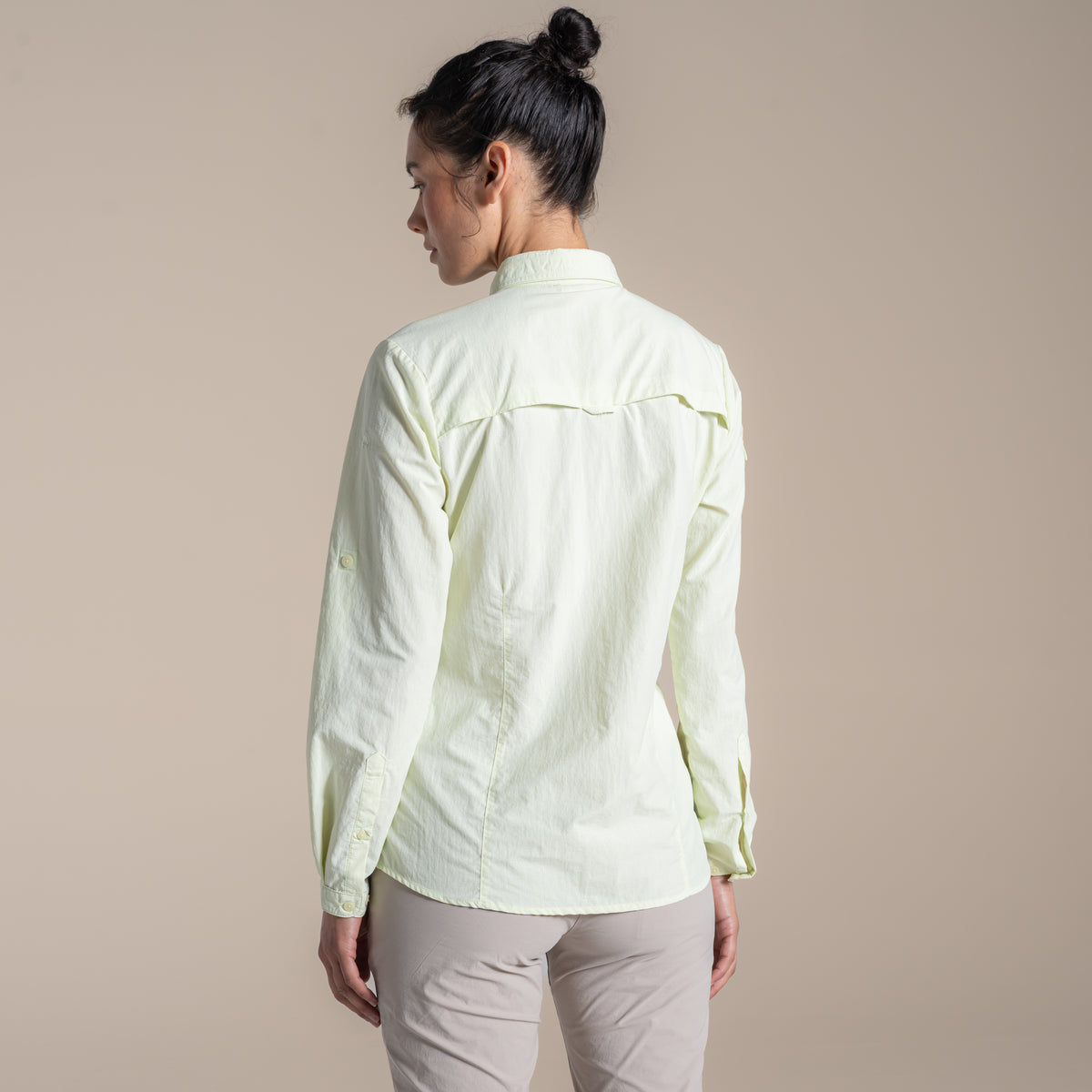 Pear Drop - Back - Craghoppers Womens-Ladies Adventure III Nosilife Long-Sleeved Shirt