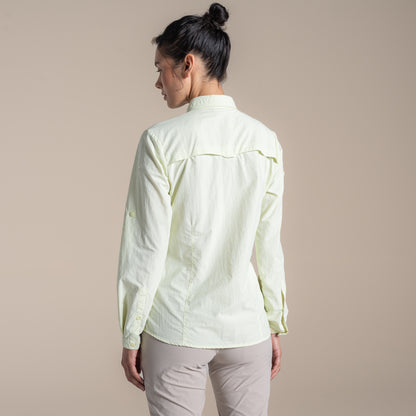 Pear Drop - Back - Craghoppers Womens-Ladies Adventure III Nosilife Long-Sleeved Shirt