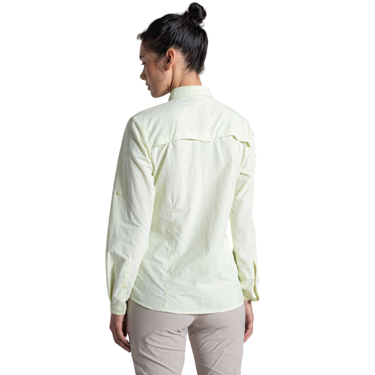 Pear Drop - Back - Craghoppers Womens-Ladies Adventure III Nosilife Long-Sleeved Shirt