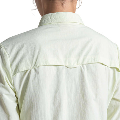 Pear Drop - Pack Shot - Craghoppers Womens-Ladies Adventure III Nosilife Long-Sleeved Shirt