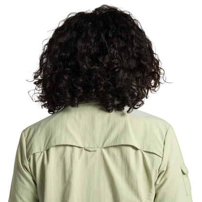 Bud Green - Close up - Craghoppers Womens-Ladies Adventure III Nosilife Long-Sleeved Shirt