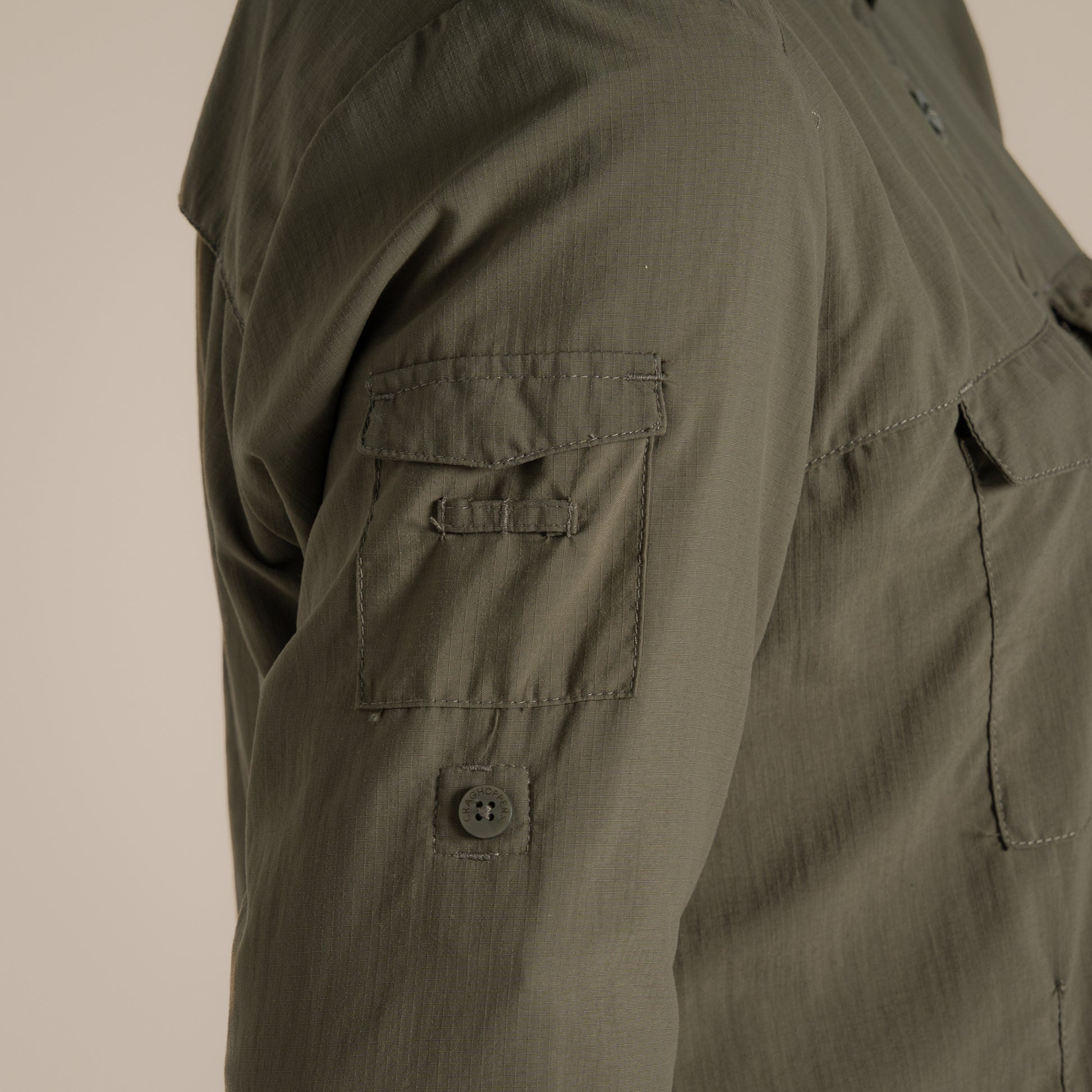 Wild Olive - Lifestyle - Craghoppers Womens-Ladies Adventure III Nosilife Long-Sleeved Shirt