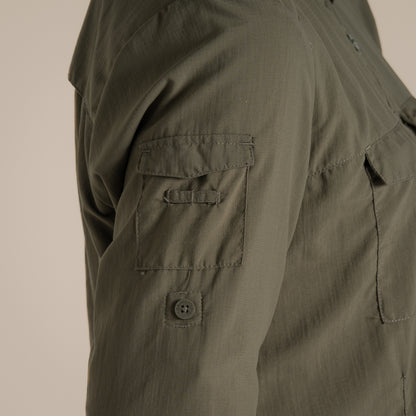 Wild Olive - Lifestyle - Craghoppers Womens-Ladies Adventure III Nosilife Long-Sleeved Shirt