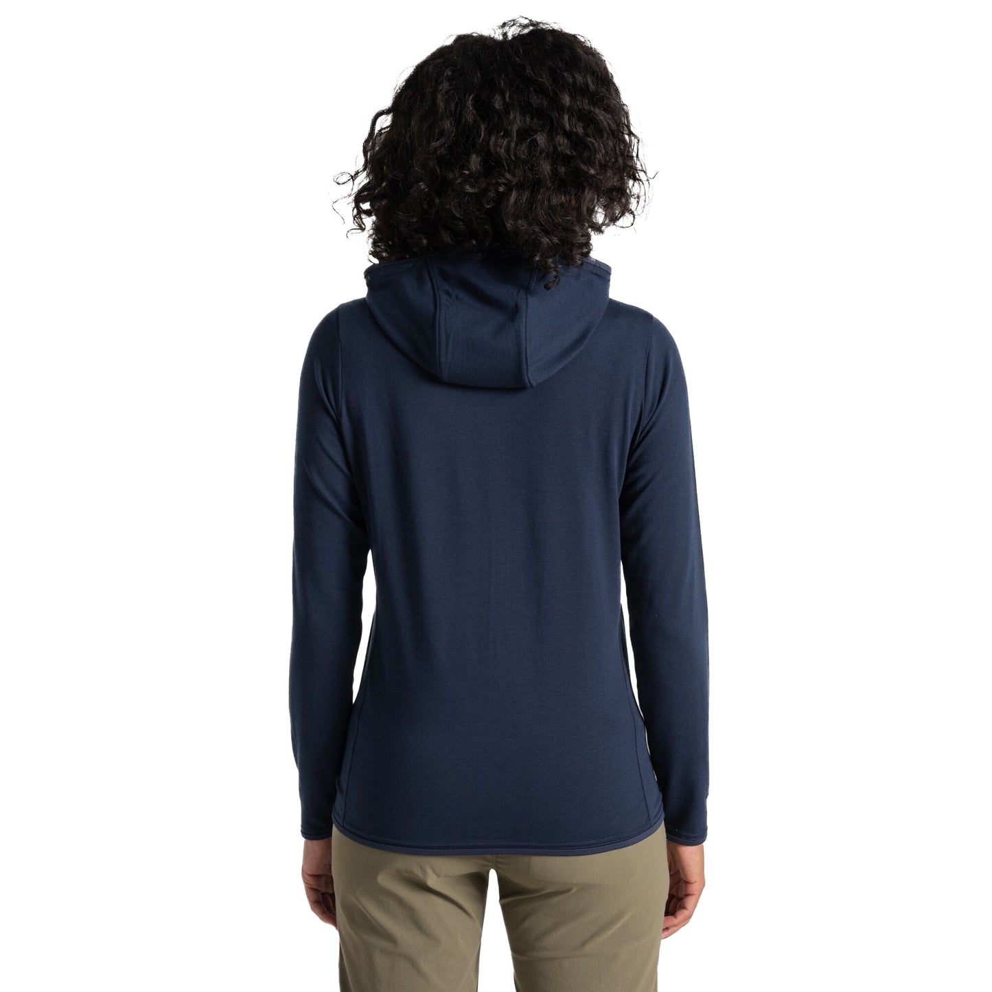 Blue Navy - Back - Craghoppers Womens-Ladies Afia Nosilife Hooded Jacket
