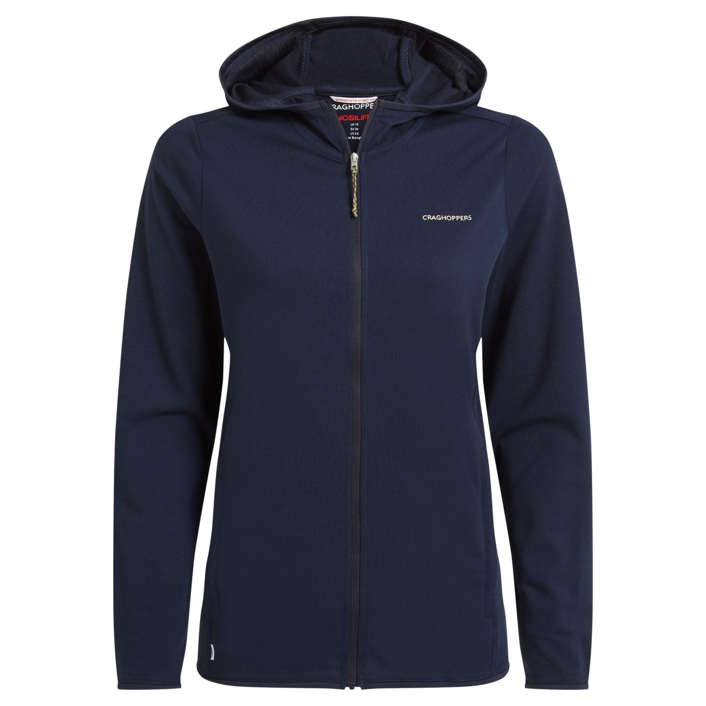 Blue Navy - Front - Craghoppers Womens-Ladies Afia Nosilife Hooded Jacket