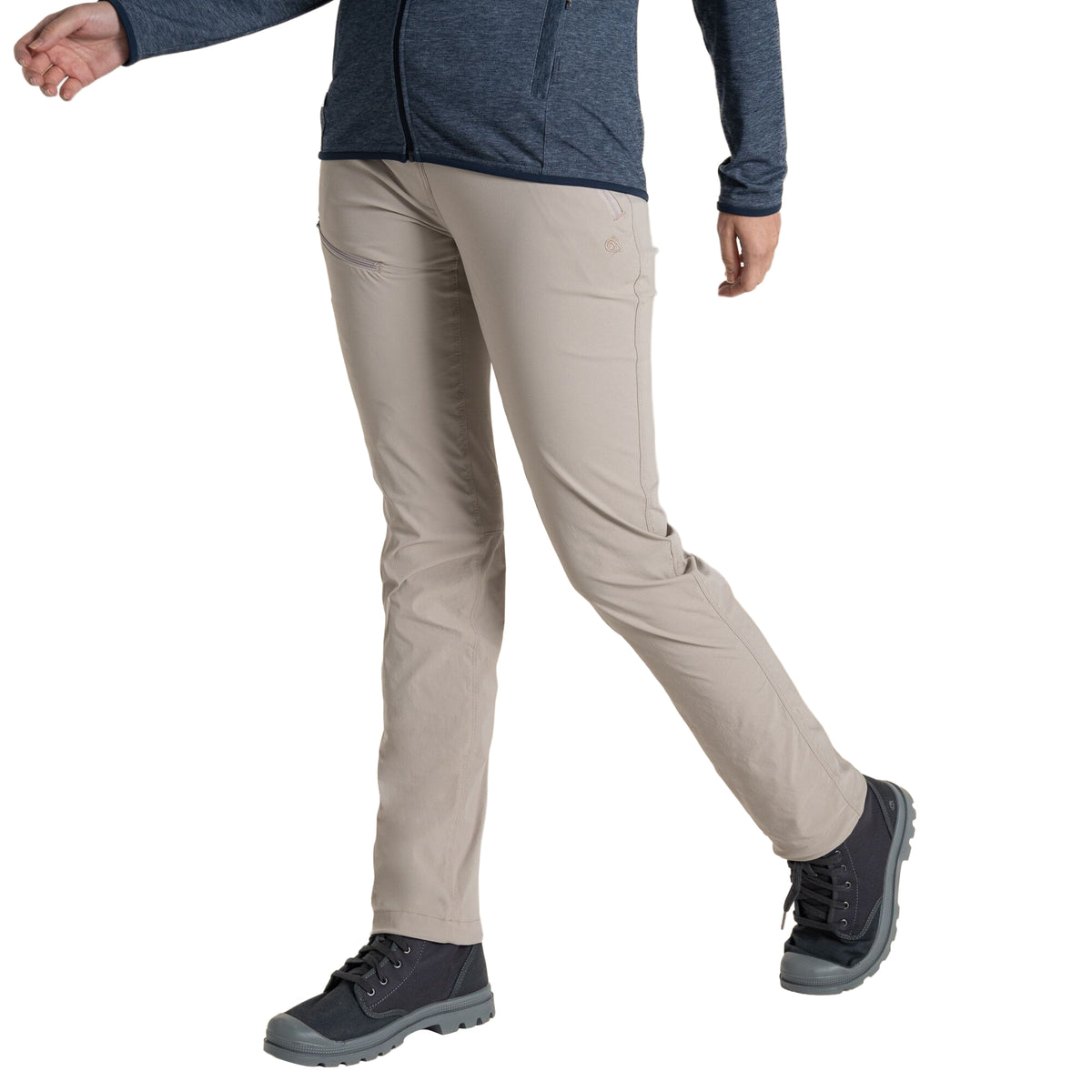 Soft Mushroom - Side - Craghoppers Womens-Ladies Pro III Nosilife Hiking Trousers