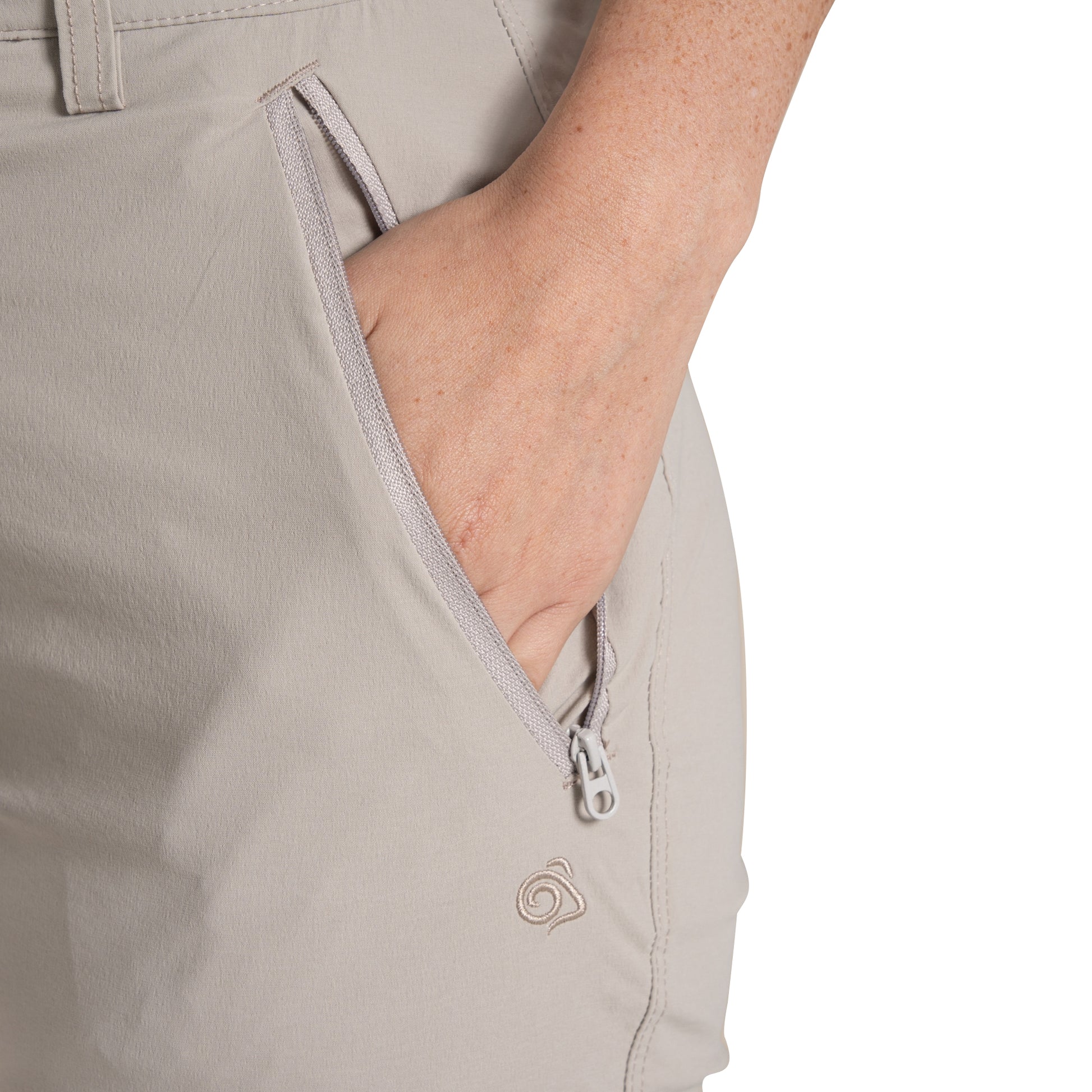 Soft Mushroom - Lifestyle - Craghoppers Womens-Ladies Pro III Nosilife Hiking Trousers
