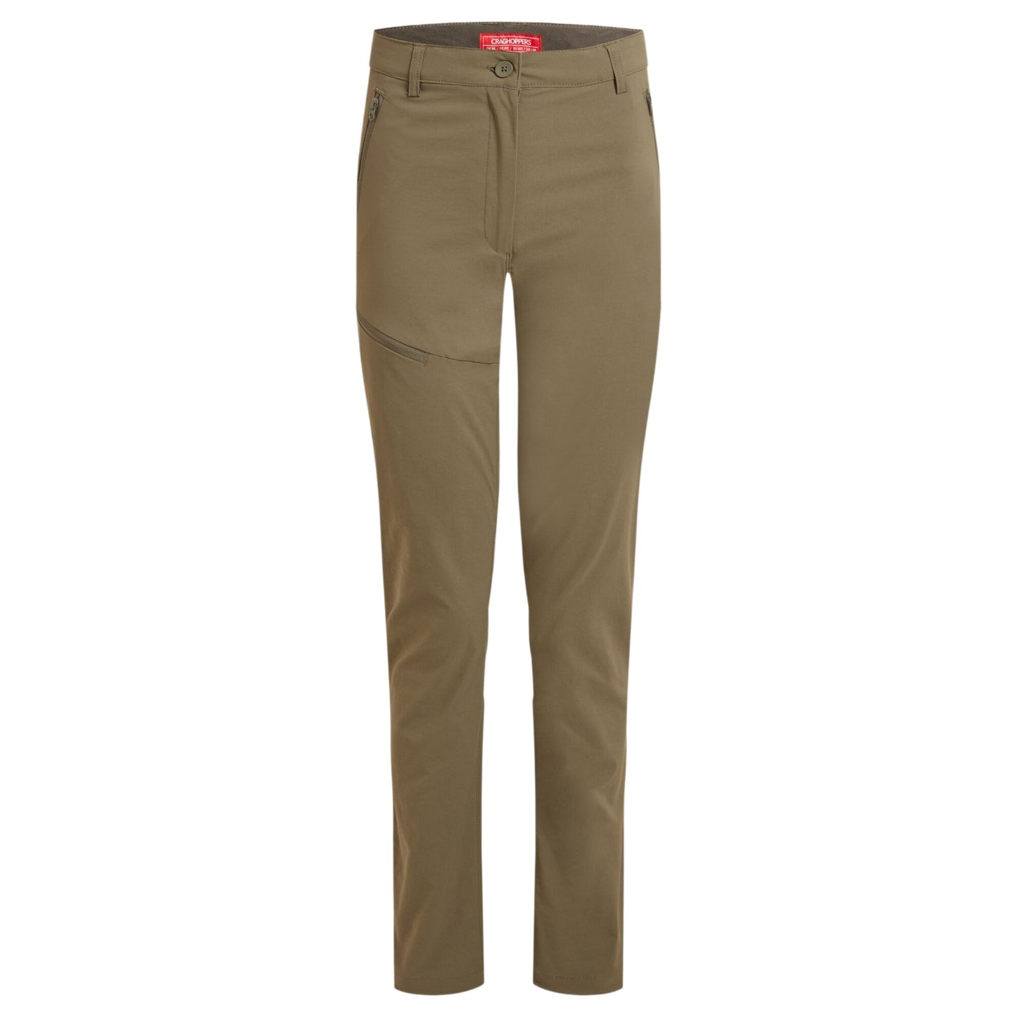 Wild Olive - Front - Craghoppers Womens-Ladies Pro III Nosilife Hiking Trousers