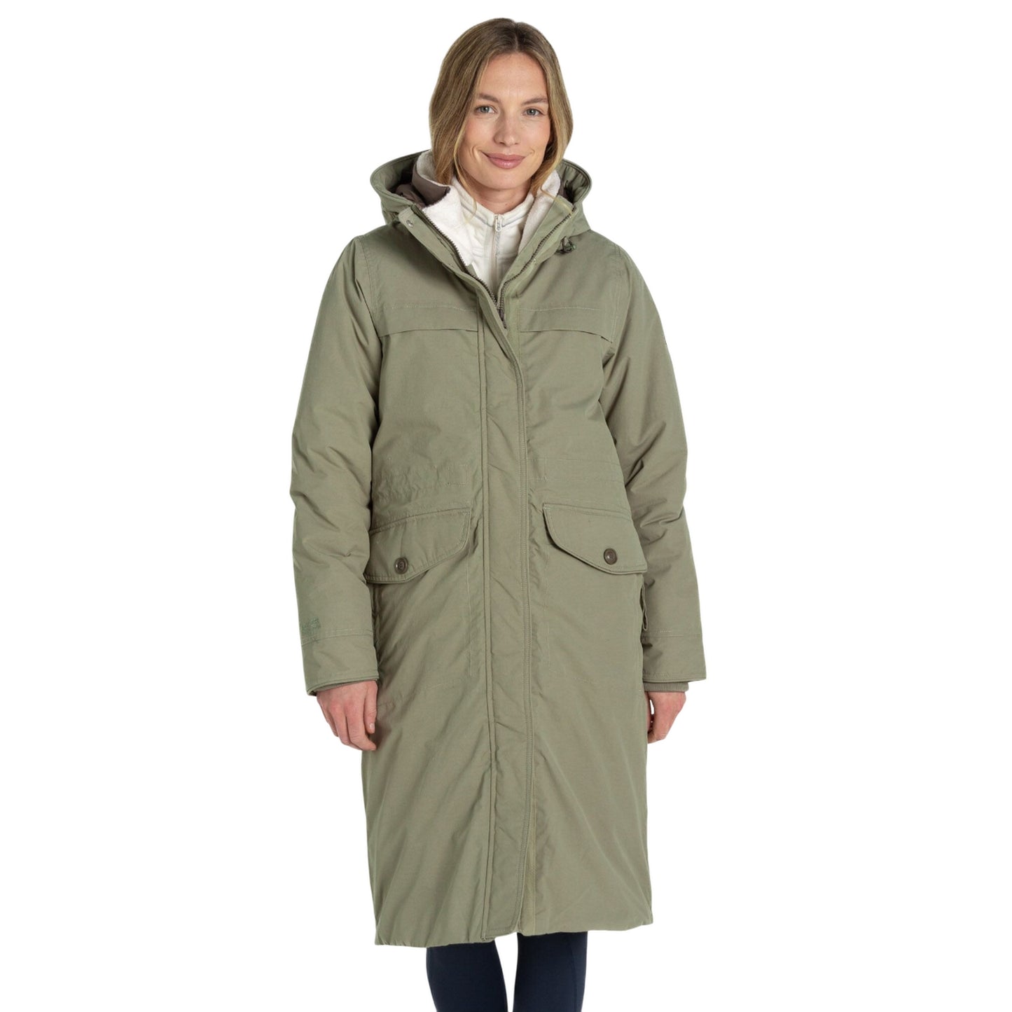Vert - Side - Craghoppers Womens-Ladies Tyndal Waterproof Jacket