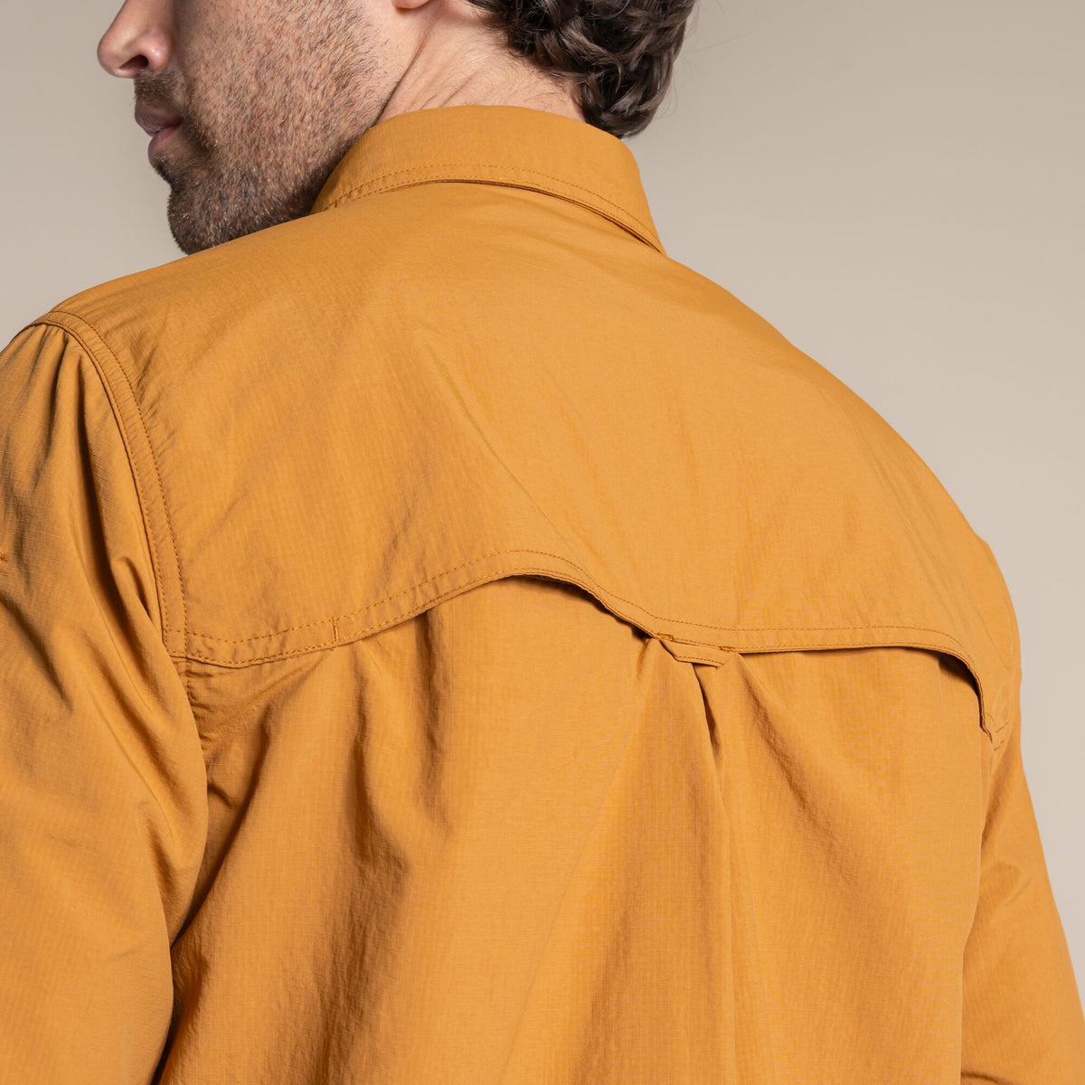 Deep Henna - Side - Craghoppers Mens Adventure III Nosilife Long-Sleeved Shirt