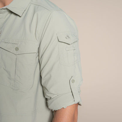 Bayleaf - Close up - Craghoppers Mens Adventure III Nosilife Long-Sleeved Shirt