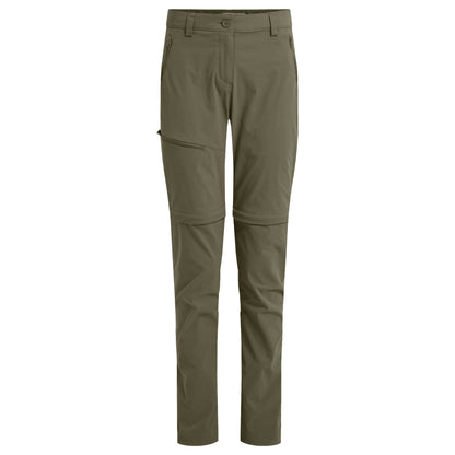 Wild Olive - Front - Craghoppers Womens-Ladies Pro III Nosilife Convertible Trousers