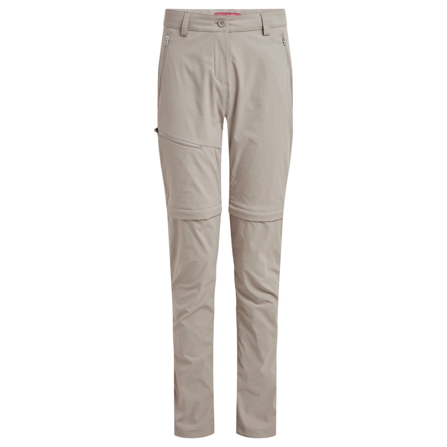 Soft Mushroom - Front - Craghoppers Womens-Ladies Pro III Nosilife Convertible Trousers