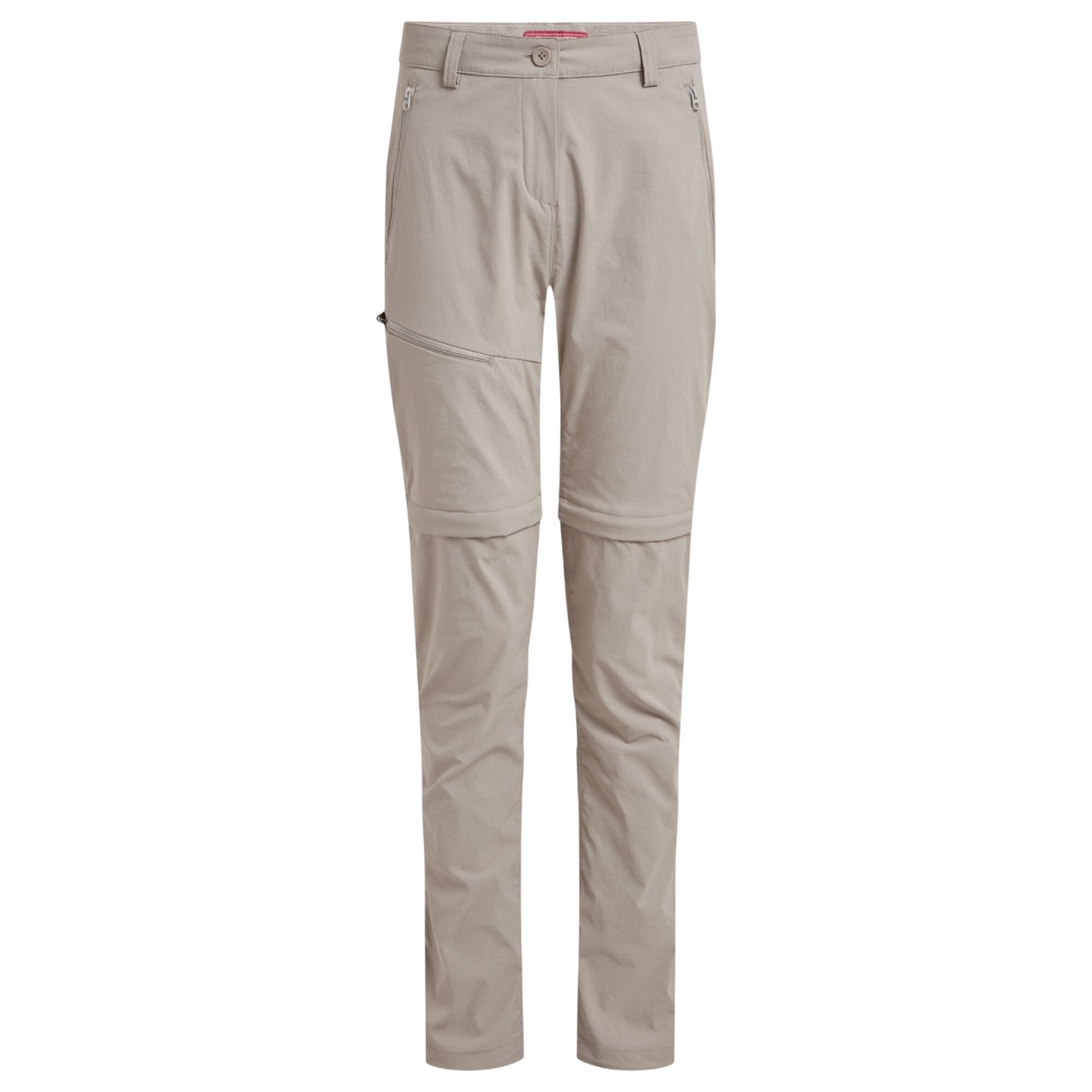 Soft Mushroom - Front - Craghoppers Womens-Ladies Pro III Nosilife Convertible Trousers