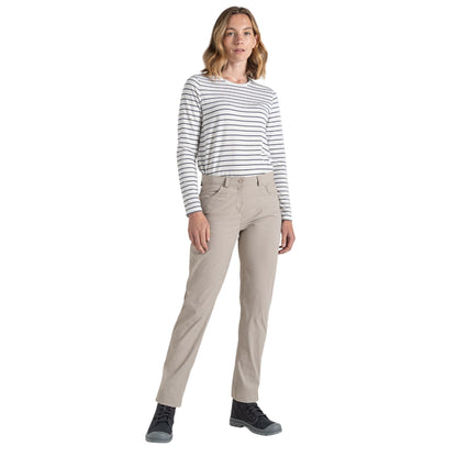 Soft Mushroom - Side - Craghoppers Womens-Ladies Milla Nosilife Hiking Trousers