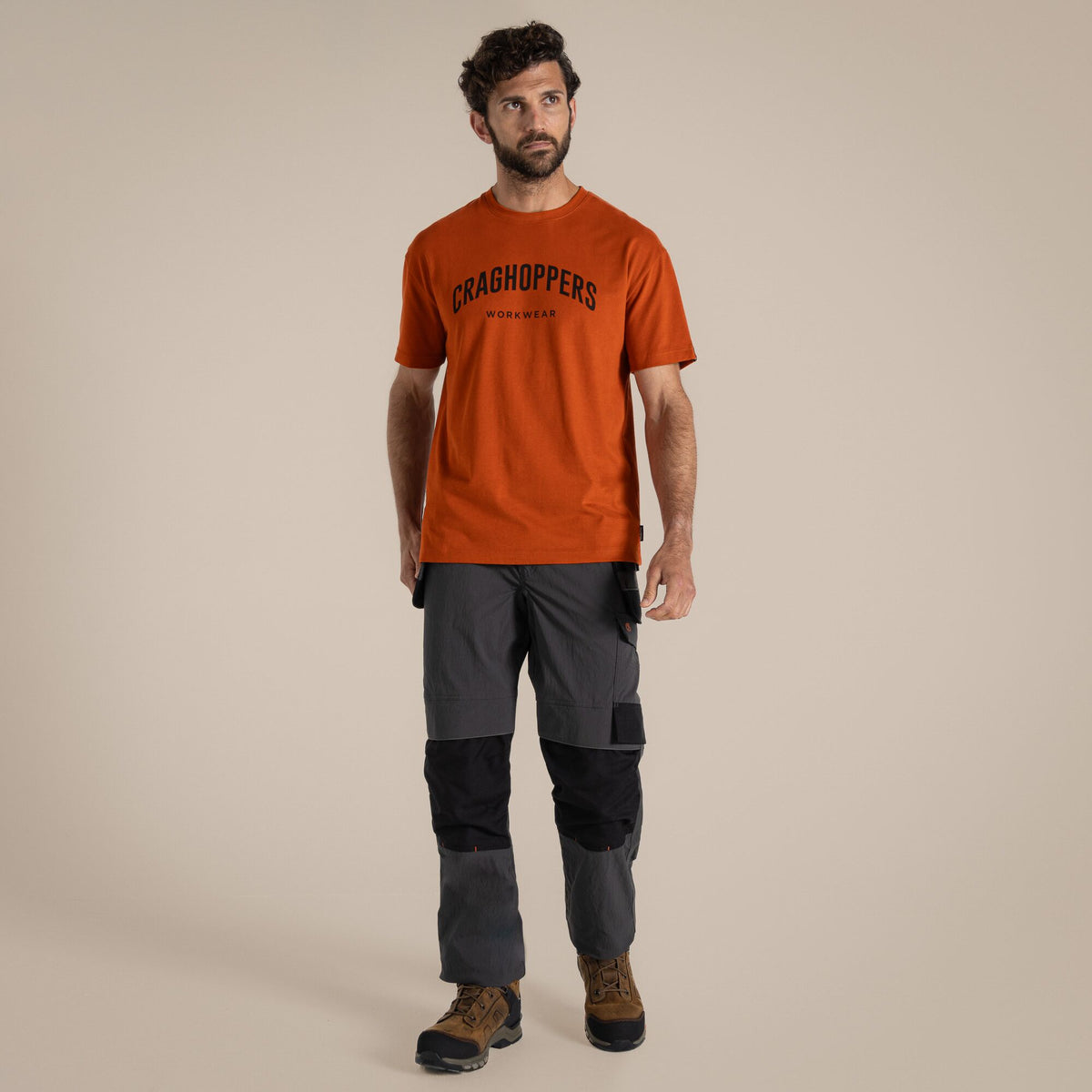 Potters Clay - Close up - Craghoppers Mens Batley Work T-Shirt
