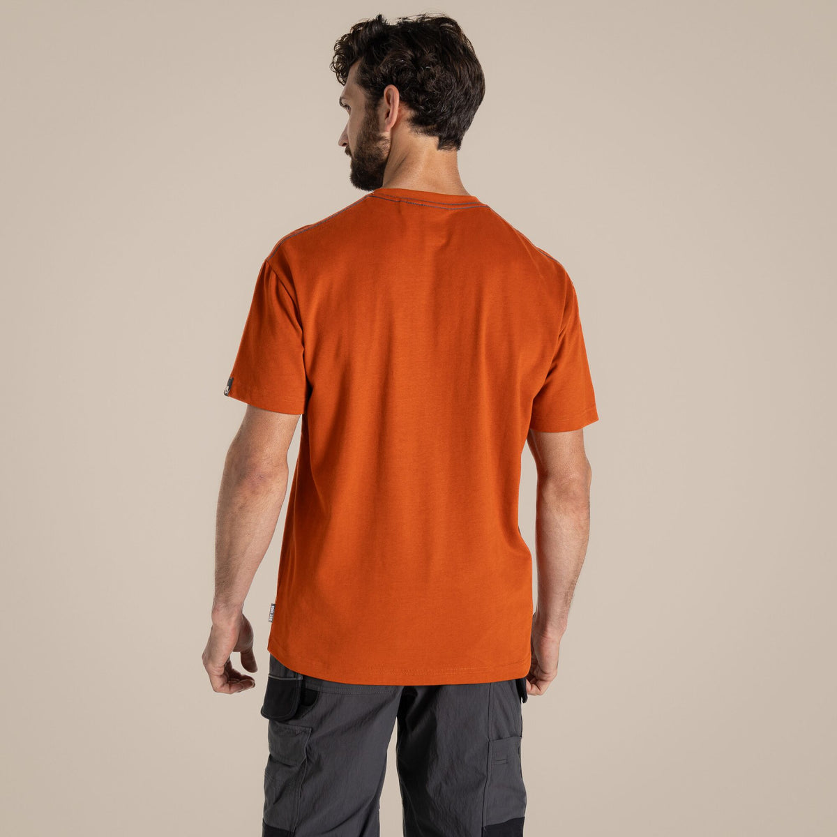 Potters Clay - Back - Craghoppers Mens Batley Work T-Shirt