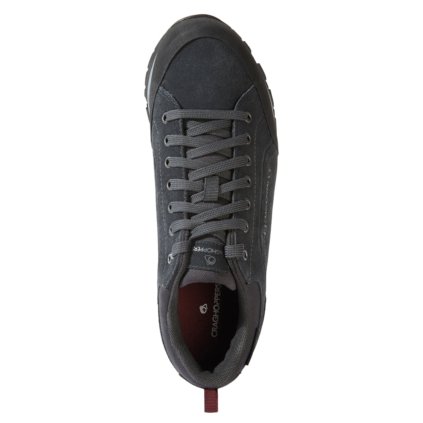 Black Pepper - Front - Craghoppers Mens Onega Leather Eco Friendly Shoes