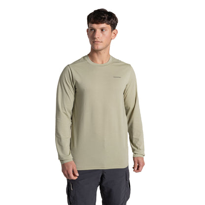 Bayleaf - Side - Craghoppers Mens Abel Nosilife Long-Sleeved T-Shirt