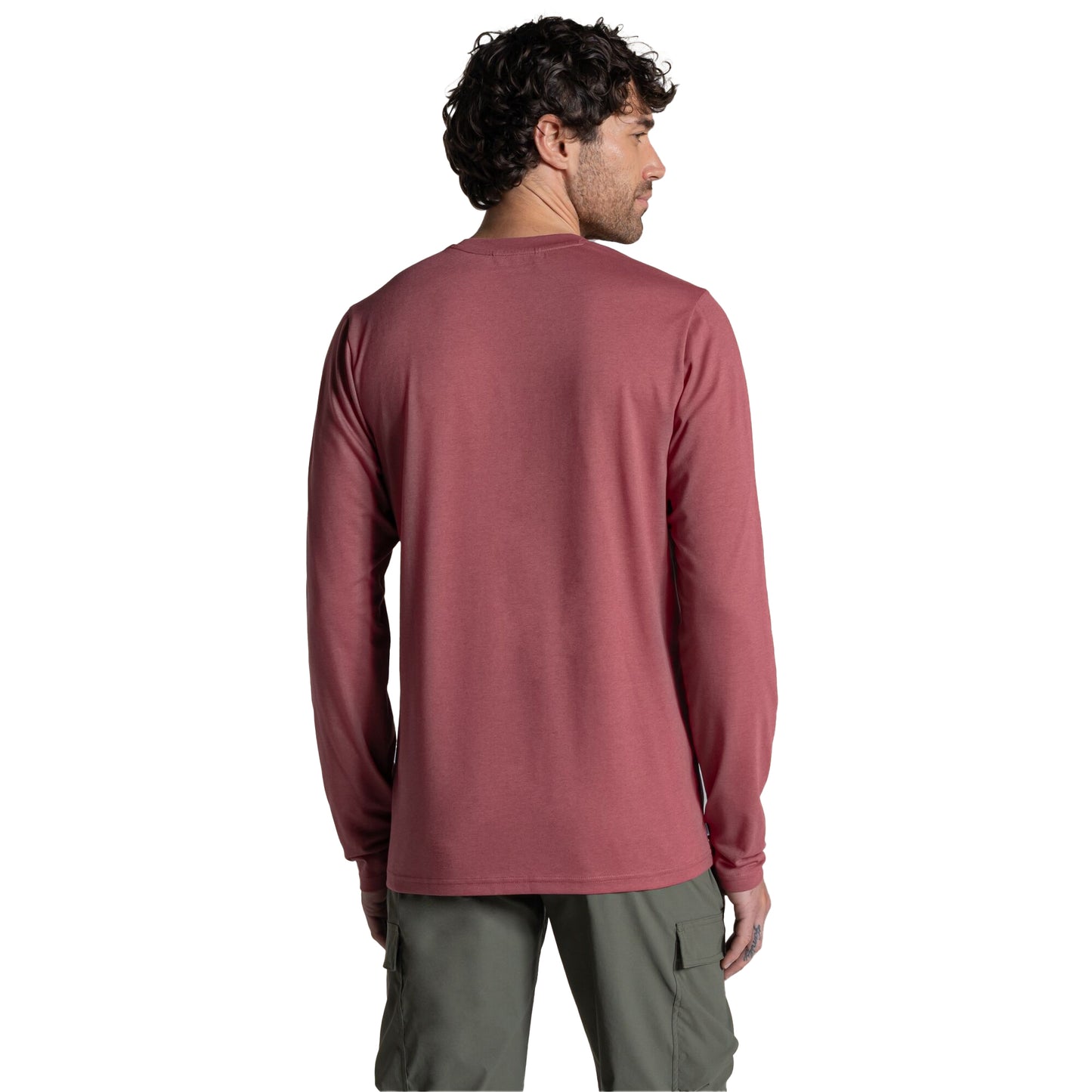 Atlas Red - Back - Craghoppers Mens Abel Nosilife Long-Sleeved T-Shirt
