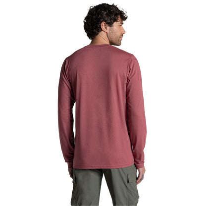 Atlas Red - Back - Craghoppers Mens Abel Nosilife Long-Sleeved T-Shirt