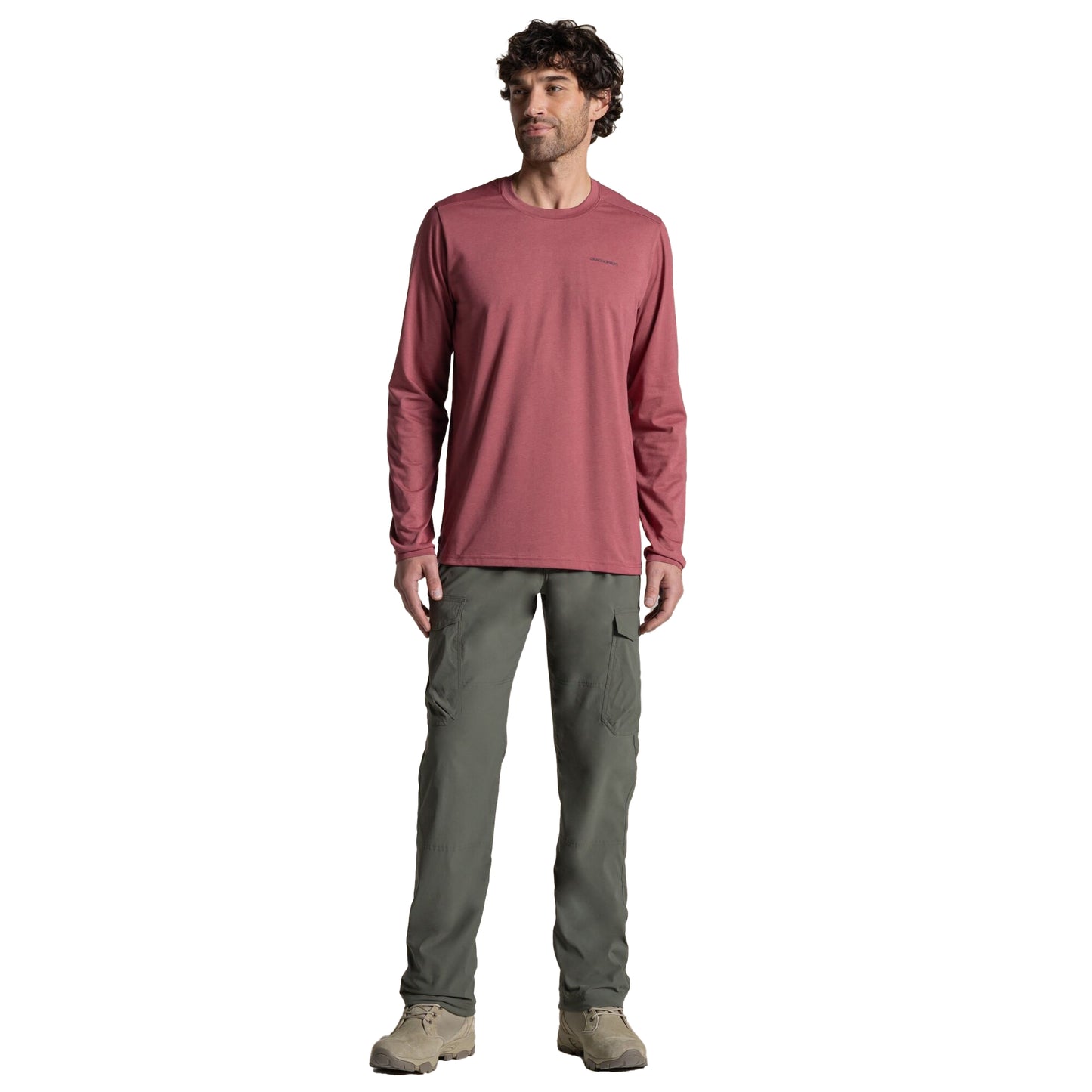 Atlas Red - Lifestyle - Craghoppers Mens Abel Nosilife Long-Sleeved T-Shirt