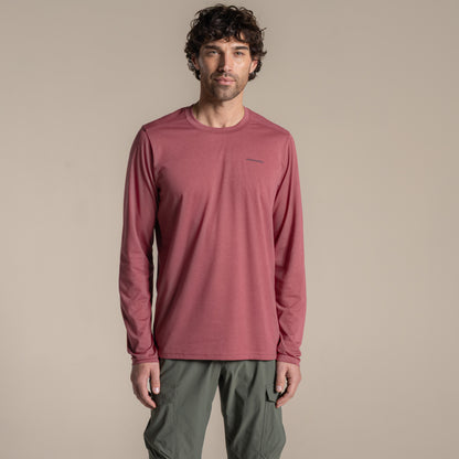 Atlas Red - Lifestyle - Craghoppers Mens Abel Nosilife Long-Sleeved T-Shirt