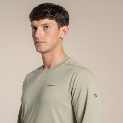 Bayleaf - Side - Craghoppers Mens Abel Nosilife Long-Sleeved T-Shirt