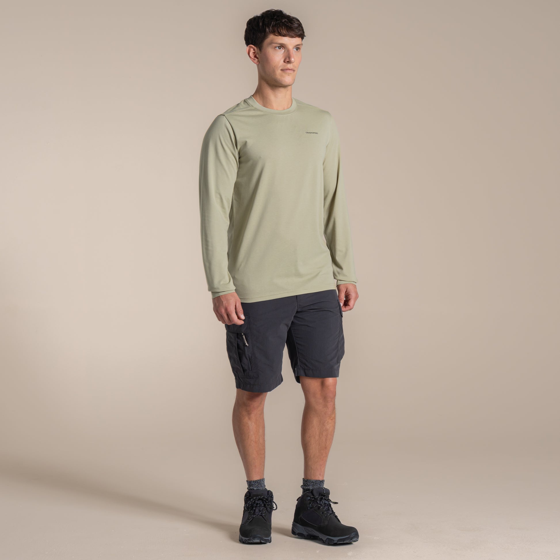 Bayleaf - Pack Shot - Craghoppers Mens Abel Nosilife Long-Sleeved T-Shirt