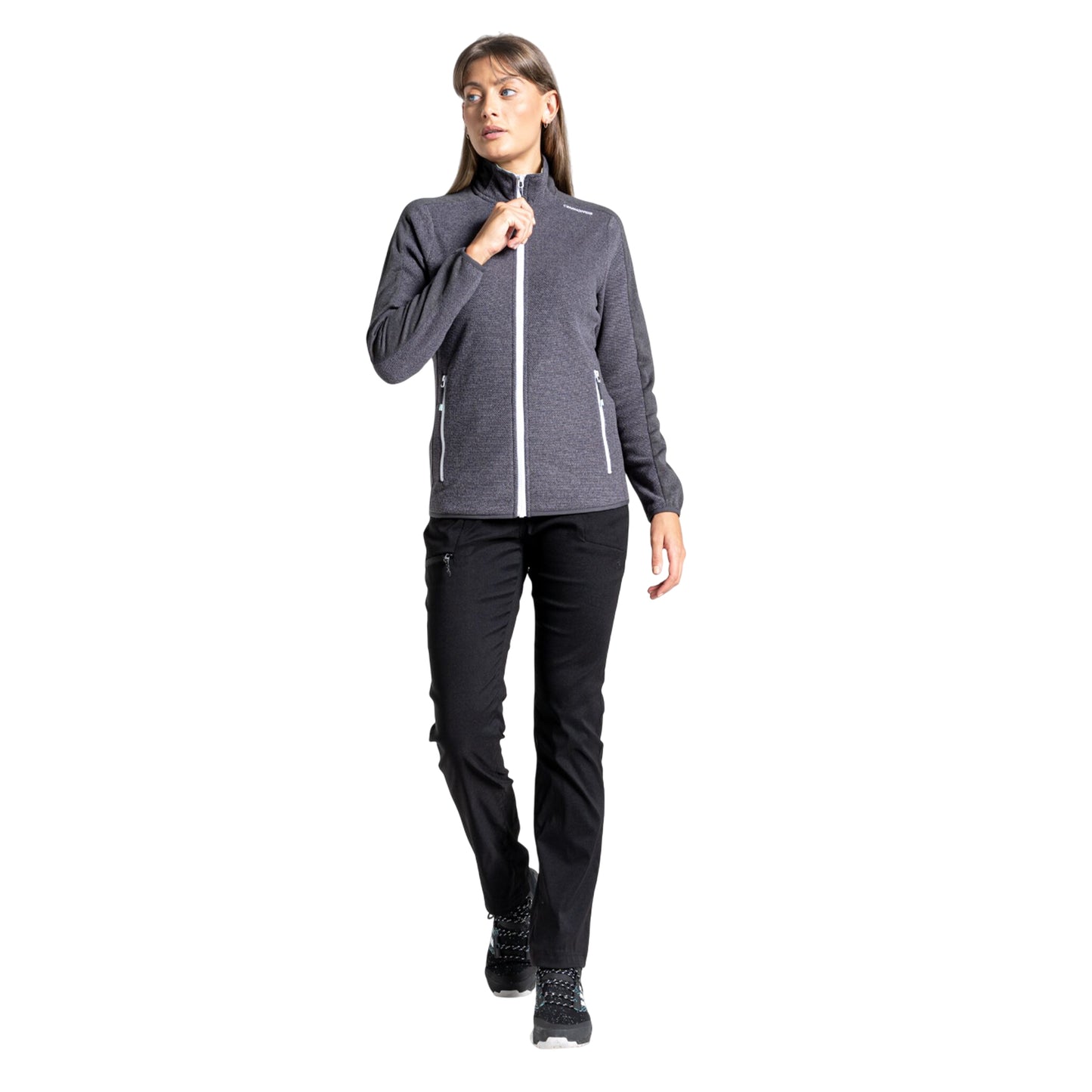 Black - Lifestyle - Craghoppers Womens-Ladies Kiwi Pro Trousers