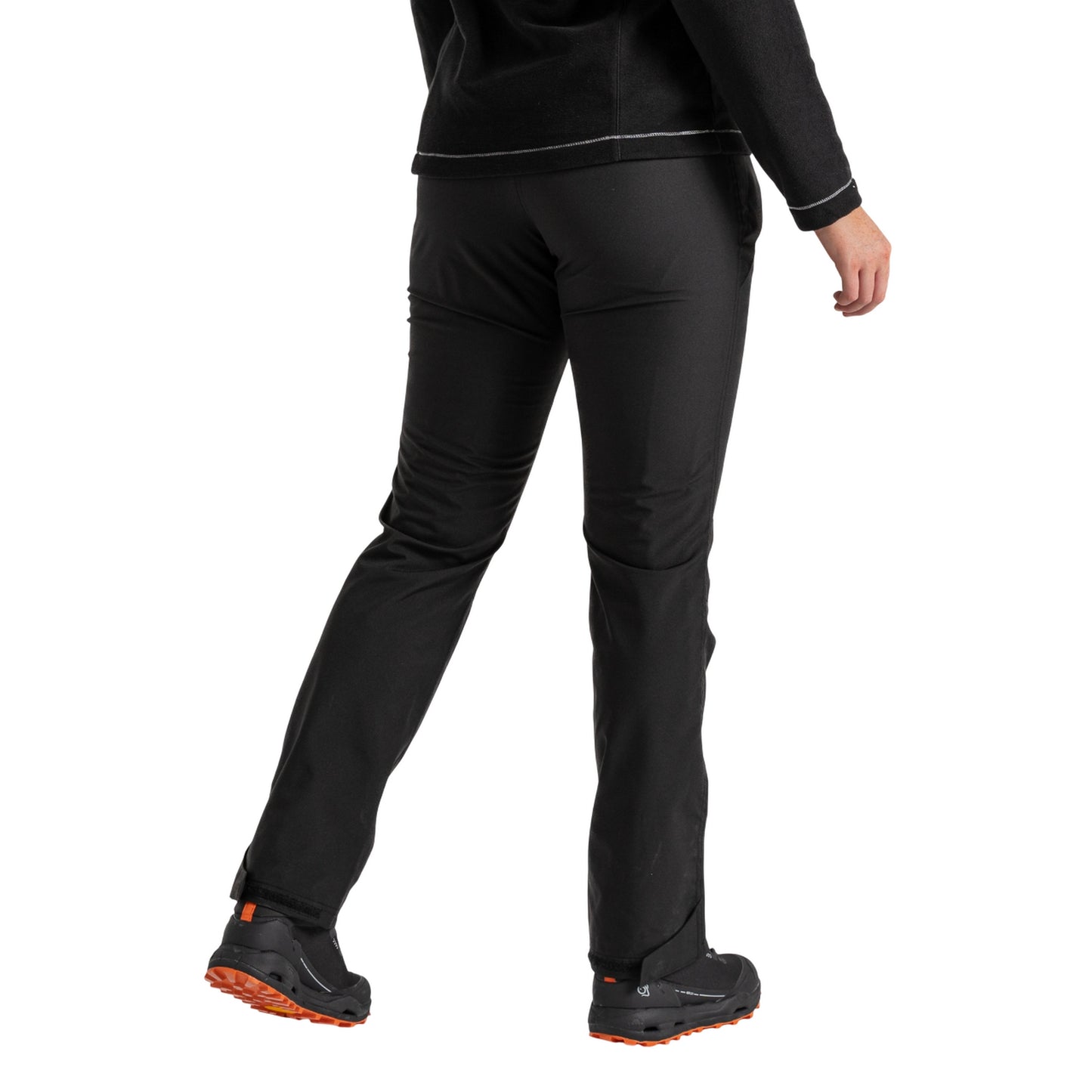 Black - Back - Craghoppers Womens-Ladies Airedale II Waterproof Trousers