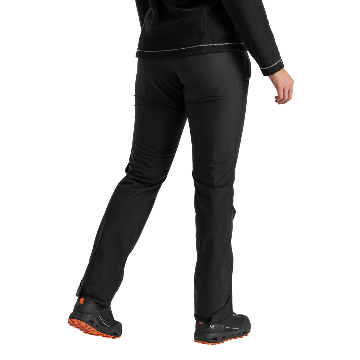 Black - Back - Craghoppers Womens-Ladies Airedale II Waterproof Trousers