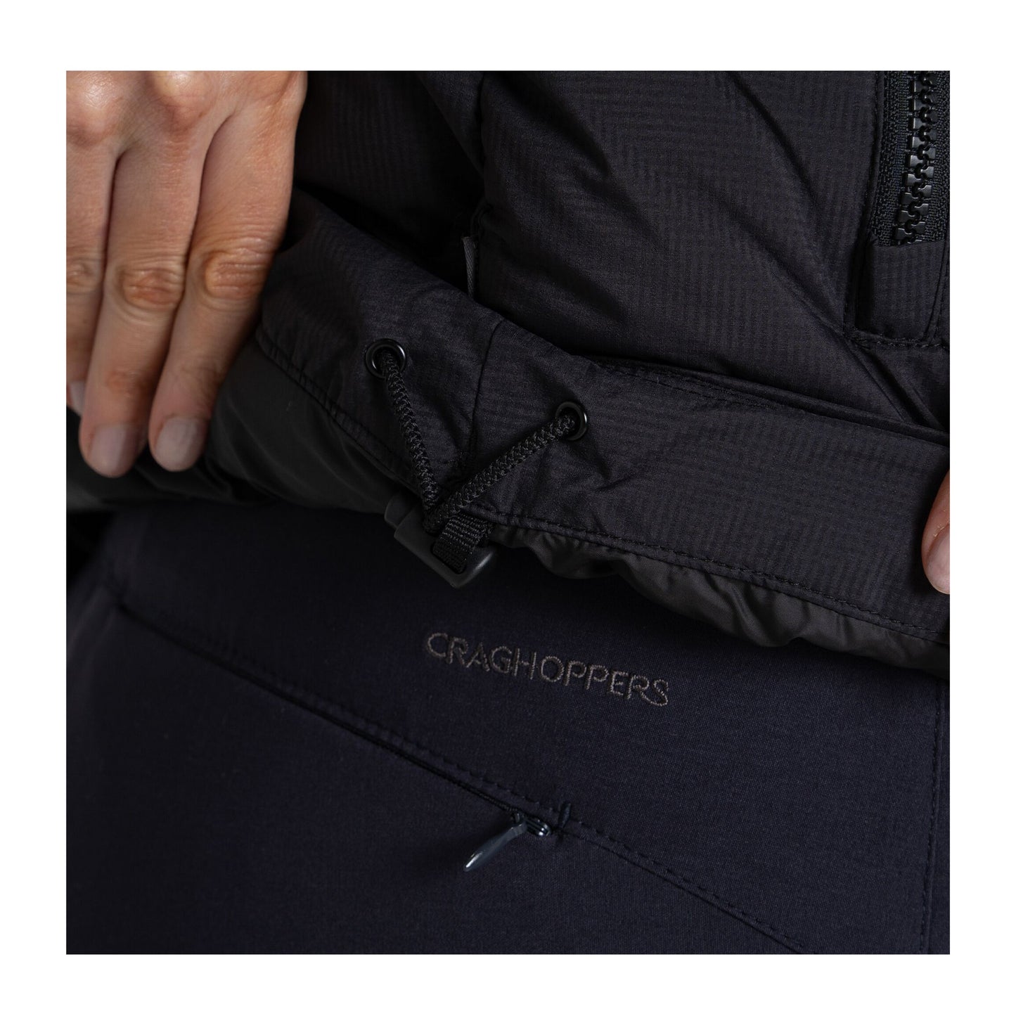 Black - Side - Craghoppers Unisex Adult Expert Padded Gilet