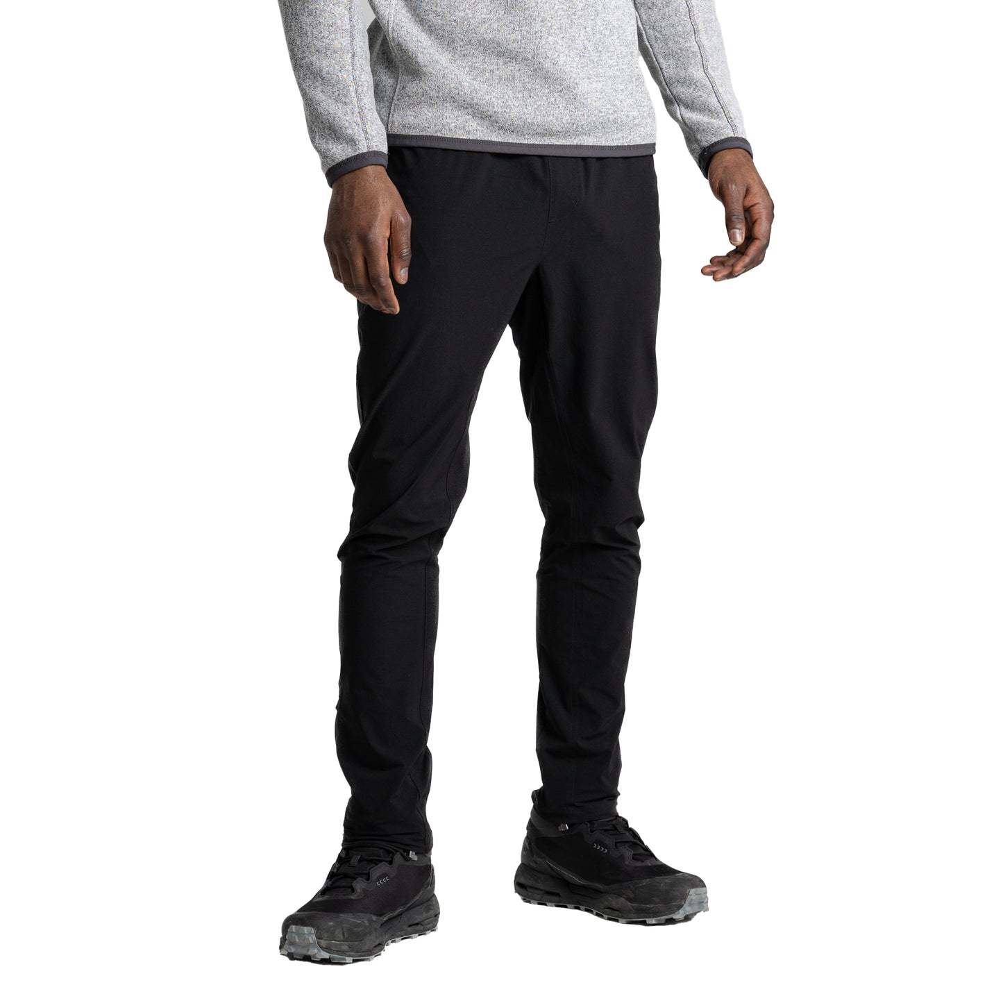 Black - Side - Craghoppers Mens Fleet Trousers