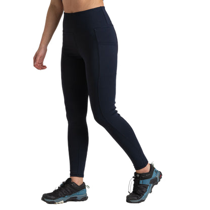 Dark Navy - Side - Craghoppers Womens-Ladies Kiwi Leggings