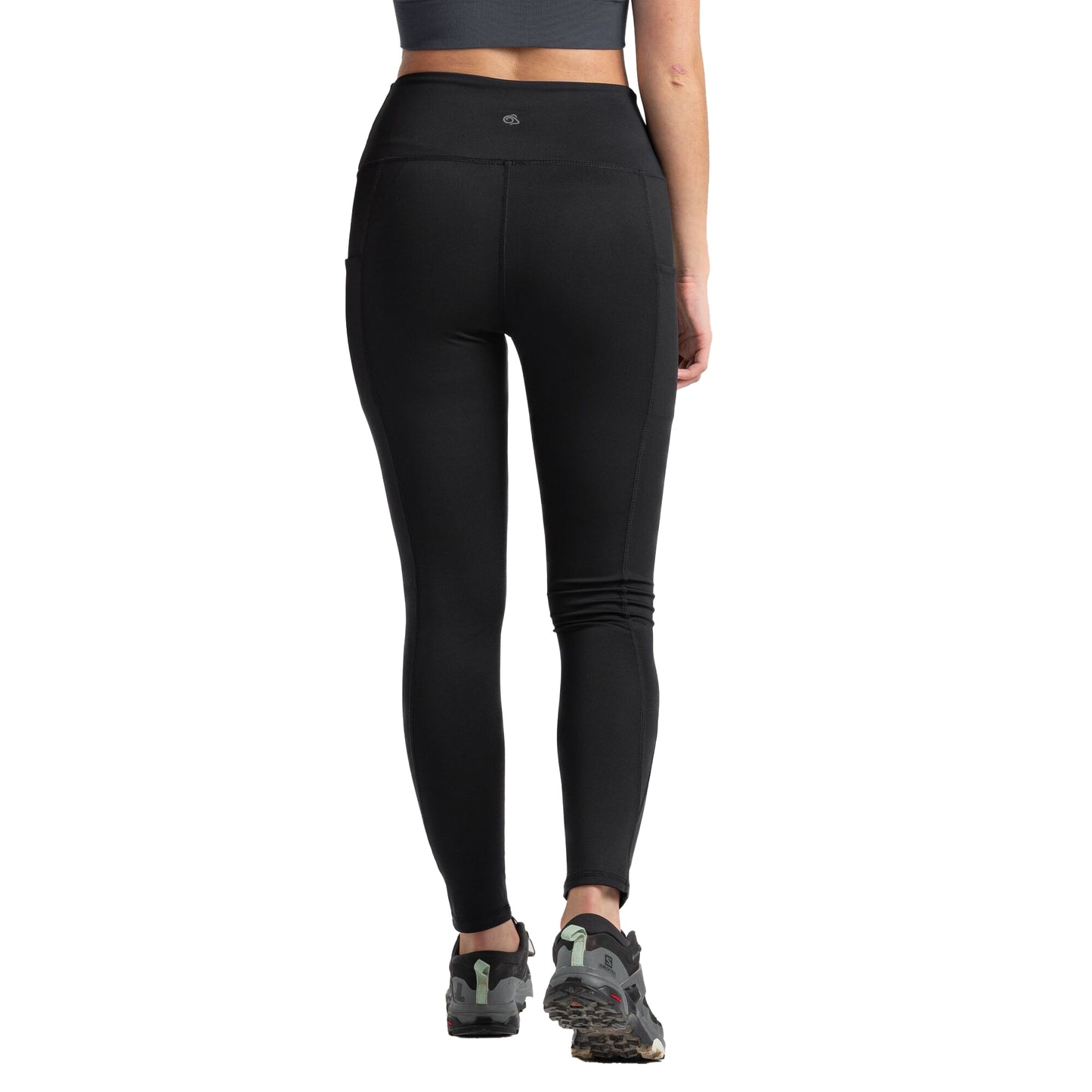 Black - Back - Craghoppers Womens-Ladies Kiwi Leggings