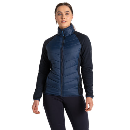 Blue Navy - Side - Craghoppers Womens-Ladies Carmela Hybrid Jacket