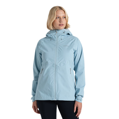 Sky Blue - Side - Craghoppers Womens-Ladies Bronte Stretch Waterproof Jacket