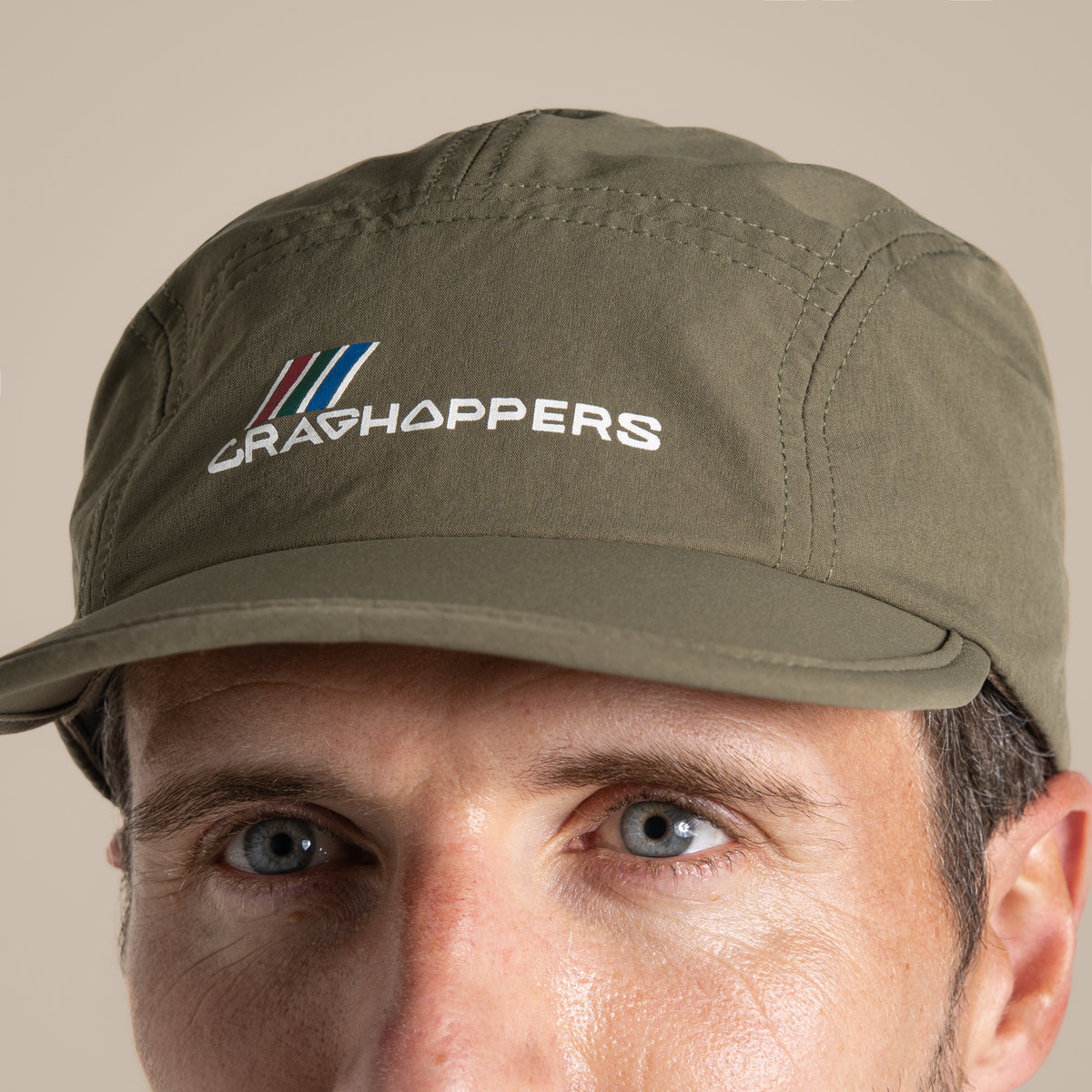 Wild Olive - Side - Craghoppers Unisex Adult Multi Active II Nosilife Baseball Cap