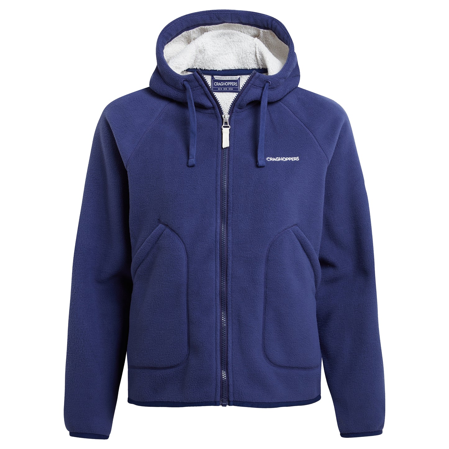 Indigo Blue - Front - Craghoppers Womens-Ladies Grainne Full Zip Fleece Jacket
