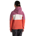 Hibiscus-Deep Coral - Back - Craghoppers Childrens-Kids Bindloe Hooded Fleece Jacket