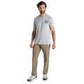 Soft Grey Marl - Side - Craghoppers Mens Lucent Text Marl T-Shirt