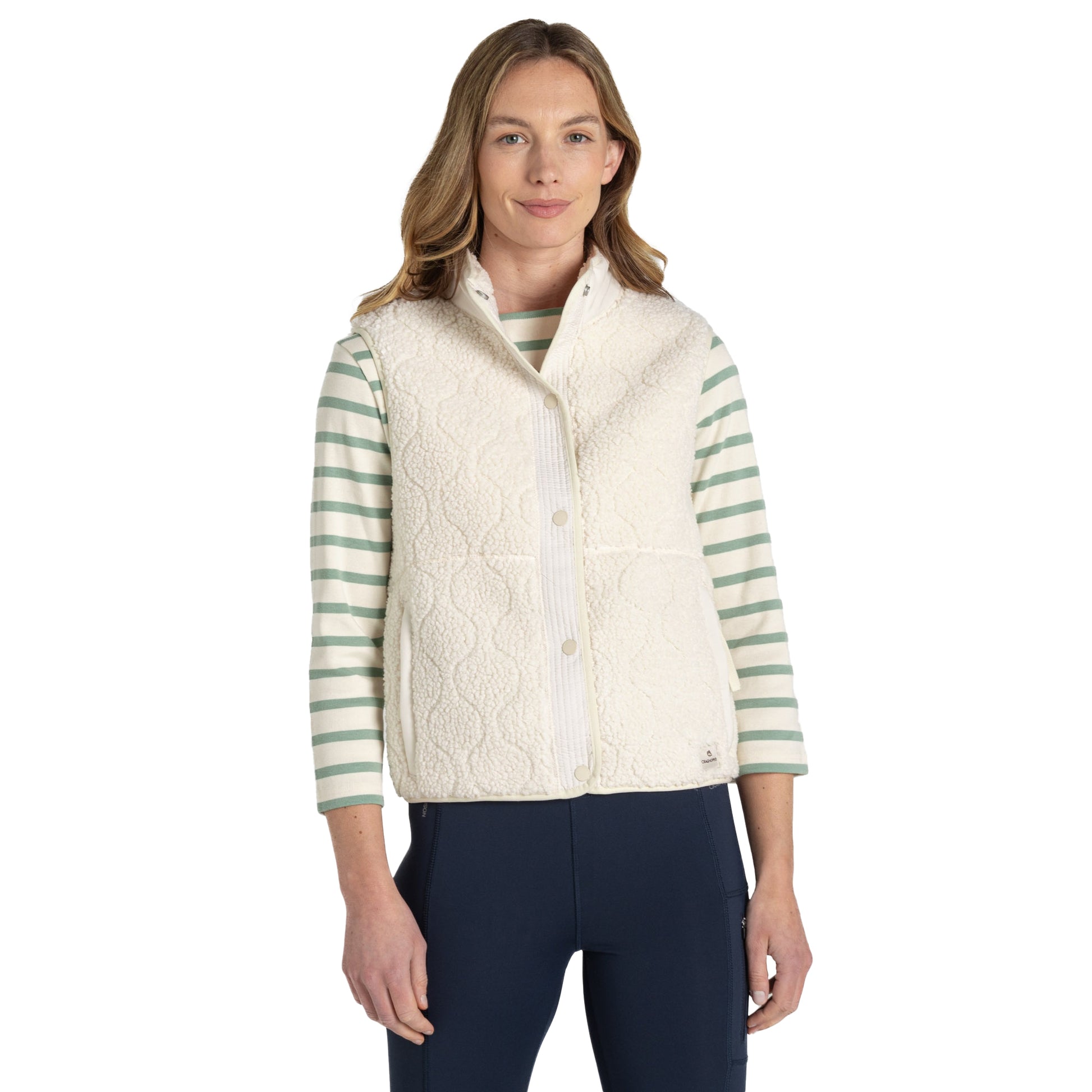 Ecru - Front - Craghoppers Womens-Ladies Dinas Gilet