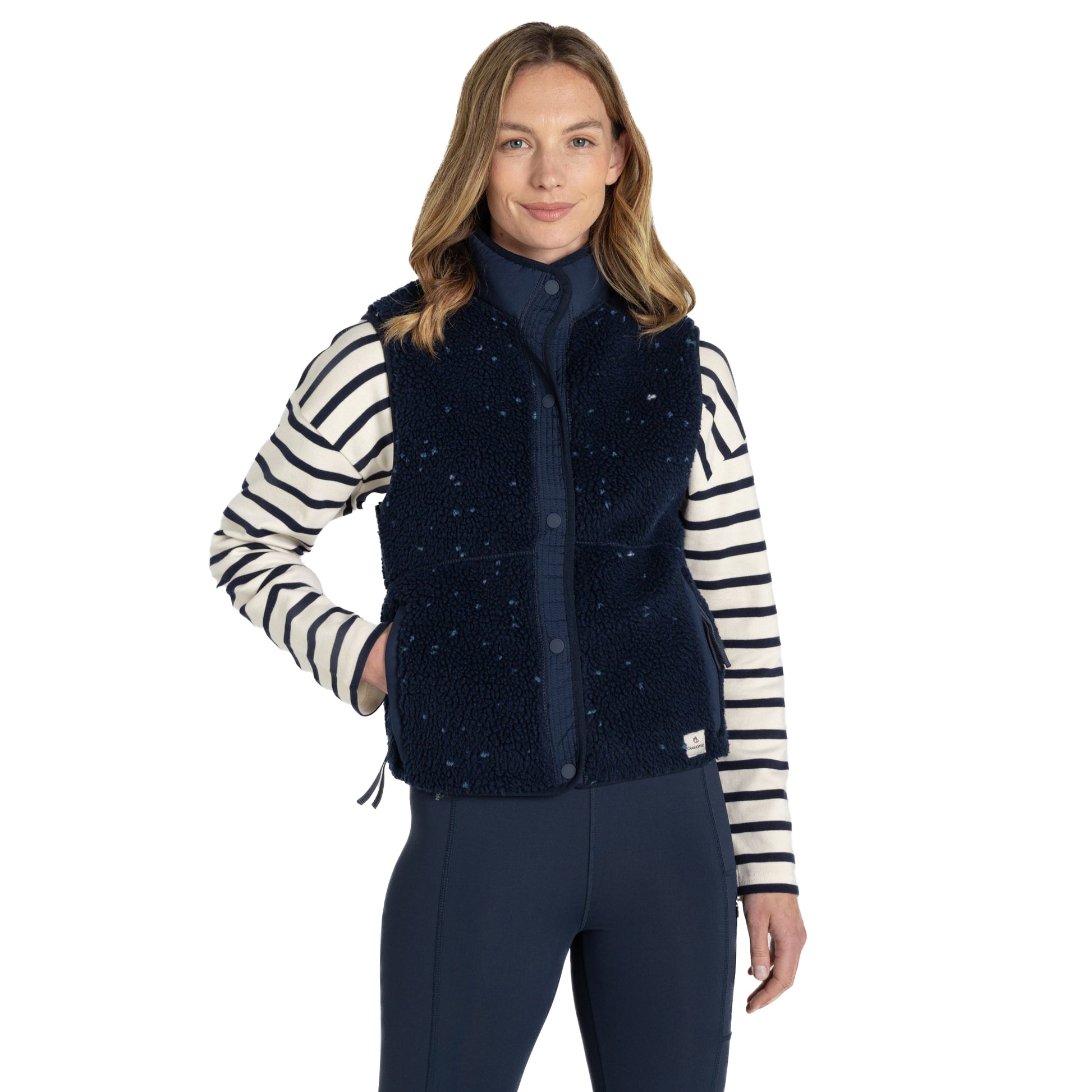 Blue Navy - Front - Craghoppers Womens-Ladies Dinas Gilet