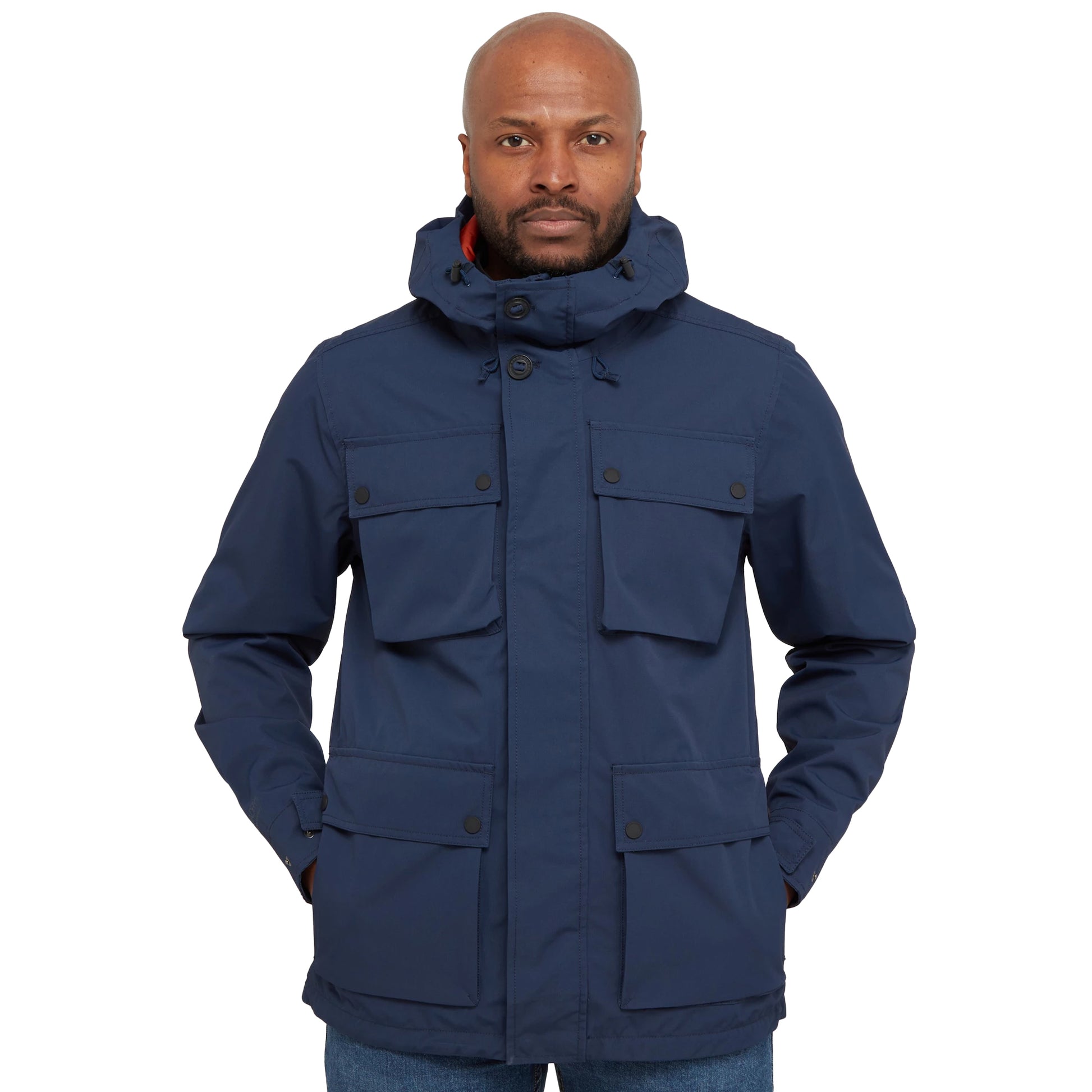 Blue Navy - Front - Craghoppers Mens Hartley Waterproof Jacket