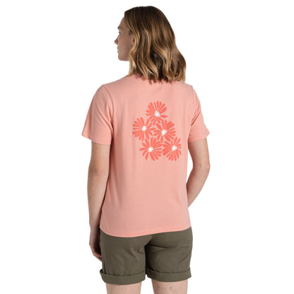 Sunset Haze - Back - Craghoppers Womens-Ladies Malibo Flowers T-Shirt