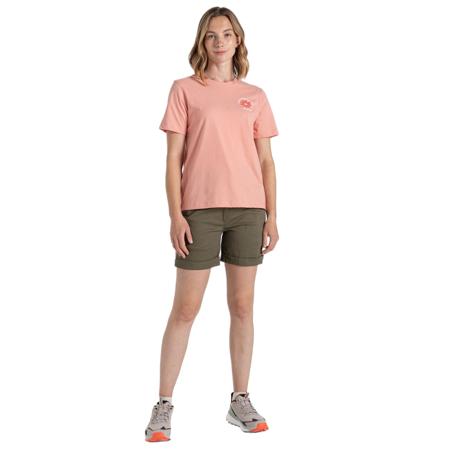 Sunset Haze - Side - Craghoppers Womens-Ladies Malibo Flowers T-Shirt